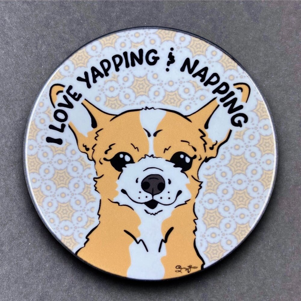Chihuahua Dog Yapping & Napping Handmade Accessories - 5 Item Types Available